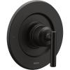 Moen Gibson Chrome Posi-Temp Pressure-Balancing Modern Valve Handle Only Trim, Valve Required, T2901(Matte Black)