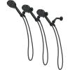 Moen Hydro Energetix Handheld Shower, Matte Black, 200H0BL((Pack of 3))