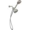 Moen Hydro Energetix High Pressure Dual Shower Head with Handheld Spray Combo, Spot Resist Brushed Nickel Finish, 200C0SRN