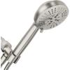 Moen Hydro Energetix High Pressure Shower Head with Handheld Sprayer, 8 Handheld Shower Head Spray Settings, Spot Resist Brushed Nickel Finish, 200H0SRN(Spot Resist Brushed Nickel)