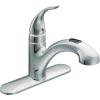 Moen Integra Chrome One-Handle Pullout Kitchen or Laundry Faucet Featuring Power Clean, 67315C(Chrome)