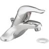 Moen L4625 Chateau One-Handle Low Arc Bathroom Faucet, Chrome(0.375)