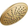 Moen Matte Black 8-Inch Wide Fixed Rainshower, Rain Showerhead for Tub and Shower, 6345BL(Brushed Gold)