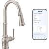 Moen Paterson Matte Black Water Filtration One-Handle High Arc Pulldown Kitchen Faucet, Water Filter for Sink Faucet Sold Separately, FS72003BL(Spot Resist Stainless)