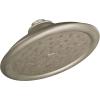 Moen S6310WR ExactTemp 7″ Single Function Rainshower Showerhead with Immersion Technology at 2.5 GPM Flow Rate, Wrought Iron(Brushed Nickel)