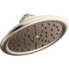 Moen S6310WR ExactTemp 7″ Single Function Rainshower Showerhead with Immersion Technology at 2.5 GPM Flow Rate, Wrought Iron(Polished Nickel)