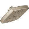 Moen S6365BL Voss 6″ Single-Function Rainshower Showerhead with Immersion Technology, Matte Black(Brushed Nickel)