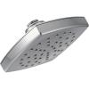 Moen S6365BL Voss 6″ Single-Function Rainshower Showerhead with Immersion Technology, Matte Black(Chrome)