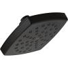 Moen S6365BL Voss 6″ Single-Function Rainshower Showerhead with Immersion Technology, Matte Black(Polished Nickel)