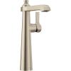 Moen S6982BN Flara One-Handle Single Hole Vessel Sink Bathroom Faucet, Brushed Nickel(Brushed Nickel)