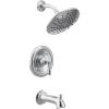 Moen T2253EP Brantford Posi-Temp Tub and Shower Trim Kit with 8-Inch Eco-Performance Rainshower, Valve Required, Chrome