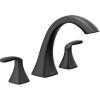 Moen T693BLVoss Two-Handle Deck Mount Roman Tub Faucet Trim Kit, Valve Required