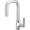 Moen Tenon Chrome One Handle Modern Bar Pulldown Faucet, S64001