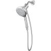 Moen Verso Eco-Performance Handshower, Detachable Round Shower Head with Magnetix Docking System, 60″ Hose, Spot Resist Brushed Nickel, 220H2EPSRN(Chrome)