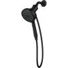 Moen Verso Eco-Performance Handshower, Detachable Round Shower Head with Magnetix Docking System, 60″ Hose, Spot Resist Brushed Nickel, 220H2EPSRN(Matte Black)