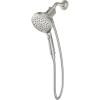 Moen Verso Eco-Performance Handshower, Detachable Round Shower Head with Magnetix Docking System, 60″ Hose, Spot Resist Brushed Nickel, 220H2EPSRN(Spot Resist Nickel)