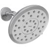 Moen Verso Eco-Performance Infiniti Dial Round Rain Shower Head, 6-Inch Diameter Spray Head, Matte Black, 220R6EPBL(Chrome)