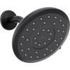 Moen Verso Eco-Performance Infiniti Dial Round Rain Shower Head, 6-Inch Diameter Spray Head, Matte Black, 220R6EPBL(Matte Black)