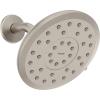 Moen Verso Eco-Performance Infiniti Dial Round Rain Shower Head, 6-Inch Diameter Spray Head, Matte Black, 220R6EPBL(Spot Resist Nickel)