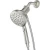 Moen Verso Handshower, Detachable Round Shower Head with Magnetix Docking System, 60″ Hose, Spot Resist Brushed Nickel, 220H2SRN(Spot Resist Nickel)