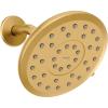Moen Verso Infiniti Dial Round Rain Shower Head, 7-Inch Diameter Spray Head, Brushed Nickel, 220R7BN(Brushed Gold)