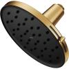 Moen Verso Matte Black Adjustable 9″ Diameter Spray Head Rainshower, 220R3BL(Brushed Gold)