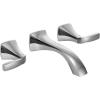Moen Voss Two-Handle Wall Mount Bathroom Faucet Trim Kit, Valve Required, Chrome T6906(Chrome)