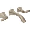 Moen Voss Two-Handle Wall Mount Bathroom Faucet Trim Kit, Valve Required, Chrome T6906(Nickel)