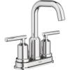 Moen WS84228 Two-Handle High Arc Bathroom Faucet, Chrome