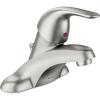 Moen WS84503 One-Handle Low Arc Bathroom Faucet, Chrome(Spot Resist Brushed Nickel)