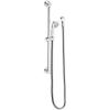 Moen Weymouth Chrome Traditional Eco-Performance Handshower Handheld Shower with 30-Inch Slide Bar and 69-Inch Metal Hose, S12107EP(Polished Nickel)