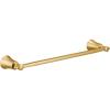 Moen YB0318CH Flara 18-Inch Single -Towel Bar, Chrome(Brushed Gold)