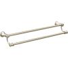 Moen YB6422ORB Belfield 24 inch Bathroom Double -Towel Bar, Oil Rubbed Bronze(Polished Nickel)