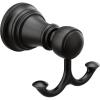 Moen YB8403BG Weymouth Double Robe Hook, Brushed Gold(Matte Black)
