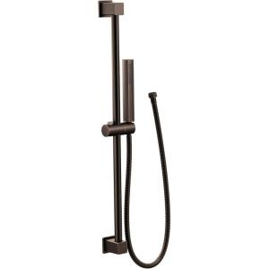 Moen 3988EPBN One-Function Eco-Performance Modern Handshower with 30-Inch Slide Bar and 69-Inch Hose, Brushed Nickel(Oil Rubbed Bronze)