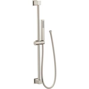 Moen 3988EPBN One-Function Eco-Performance Modern Handshower with 30-Inch Slide Bar and 69-Inch Hose, Brushed Nickel(Spot Resist Brushed Nickel)