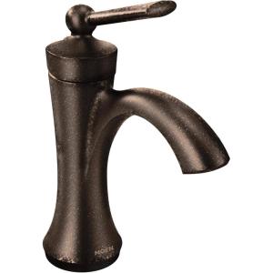 Moen 4500NL Wynford One-Handle High-Arc Bathroom Faucet with Drain Assembly, Polished Nickel(Oil Rubbed Bronze)