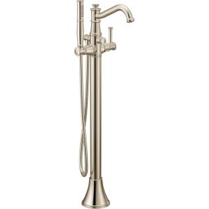 Moen 9025ORB Belfield One-Handle Freestanding Floor Mount Tub Filler with Handshower, Oil Rubbed Bronze(Polished Nickel)