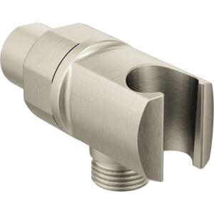 Moen A701BN Handheld Shower Mounting Bracket for Shower Arm, Brushed Nickel(Brushed Nickel)