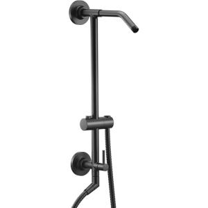 Moen Annex Brushed Nickel Shower Slidebar and Shower Hose System Trim, Valve Required, TS3661NHBN(Matte Black)