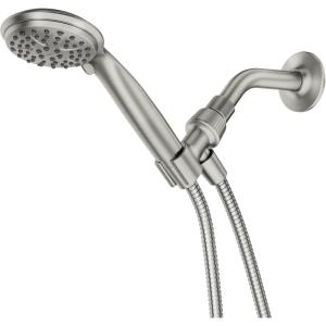 Moen Attune Shower Head with Handheld Sprayer, 6 Handheld Shower Head Spray Settings, Spot Resist Brushed Nickel Finish, 218H0SRN((Pack of 1))