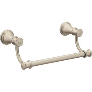Moen Belfield Oil Rubbed Bronze 9-Inch Bathroom Hand -Towel Bar, YB6486ORB(Brushed Nickel)