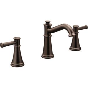 Moen Belfield Oil Rubbed Bronze Two-Handle 8-Inch Widespread Bathroom Faucet Trim Kit, Valve Required, T6405ORB(Oil Rubbed Bronze)