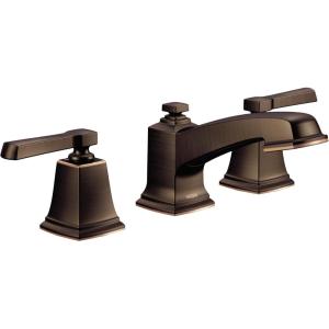 Moen Boardwalk Two-Handle High Arc Widespread Bathroom Sink Faucet for 3-Hole Setups with Valve Included, Mediterranean Bronze, TV6220BRB(Mediterranean Bronze)