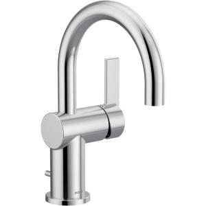 Moen Cia Matte Black Motionsense Wave Touchless Single Handle Bathroom Sink Faucet, 6221EWBL(Chrome)
