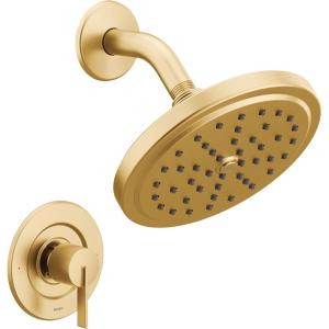 Moen Cia T2262EPBL Posi-Temp Rain Shower 1-Handle with Eco-Performance Shower Only Faucet Trim Kit, Valve Required,(Brushed Gold)