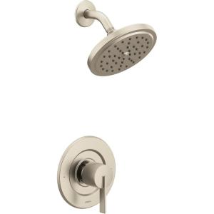 Moen Cia T2262EPBL Posi-Temp Rain Shower 1-Handle with Eco-Performance Shower Only Faucet Trim Kit, Valve Required,(Brushed Nickel)