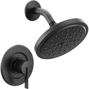 Moen Cia T2262EPBL Posi-Temp Rain Shower 1-Handle with Eco-Performance Shower Only Faucet Trim Kit, Valve Required,(Matte Black)