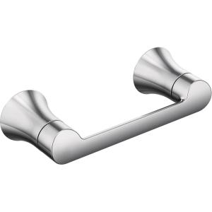 Moen Doux Matte Black Pivoting Toilet Paper Holder, YB0208BL(Chrome)