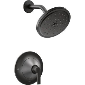 Moen Doux Matte Black Posi-Temp Shower Only Kit, Valve Required, TS2202BL(Matte Black)
